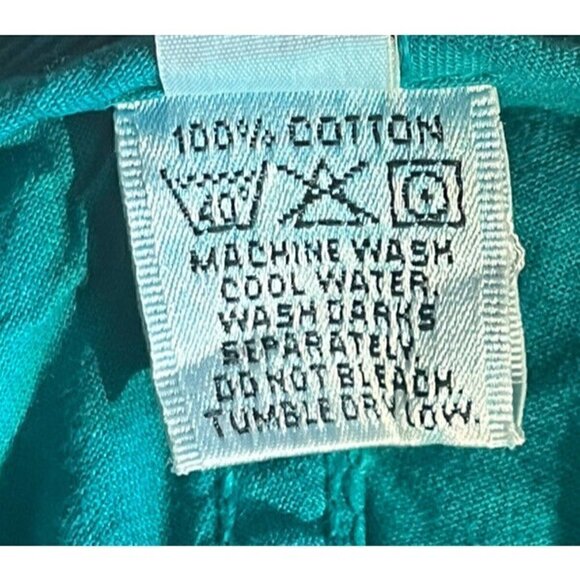 New St. John Signature Jeans Green Straight Leg Mid Rise Pants - Picture 9 of 10